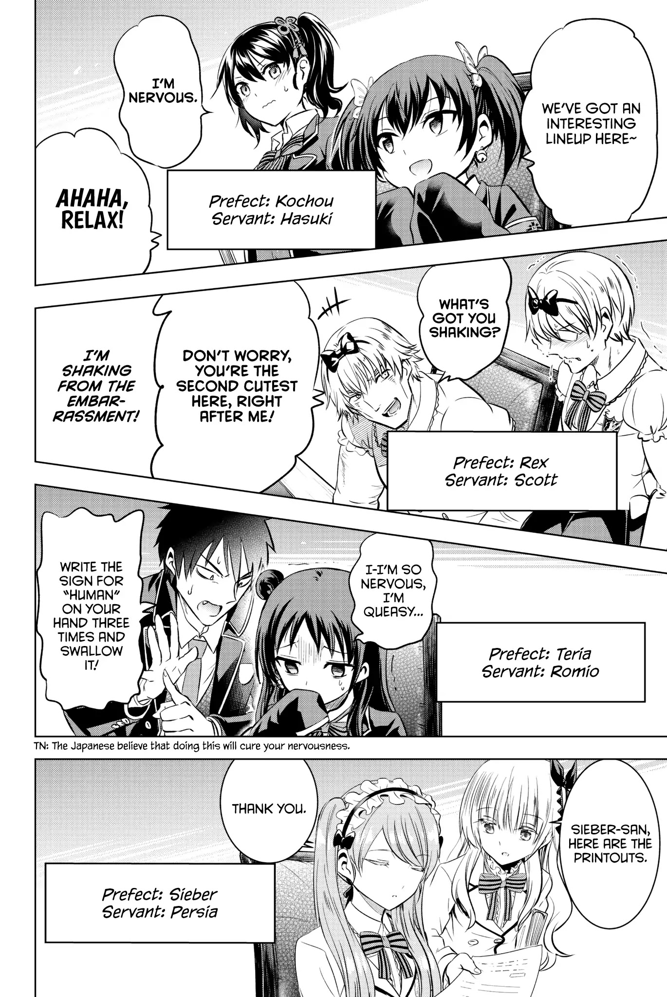 Kishuku Gakkou no Juliet Chapter 62 page 8 - Chapter 62: Romio and the Prefect General Meeting