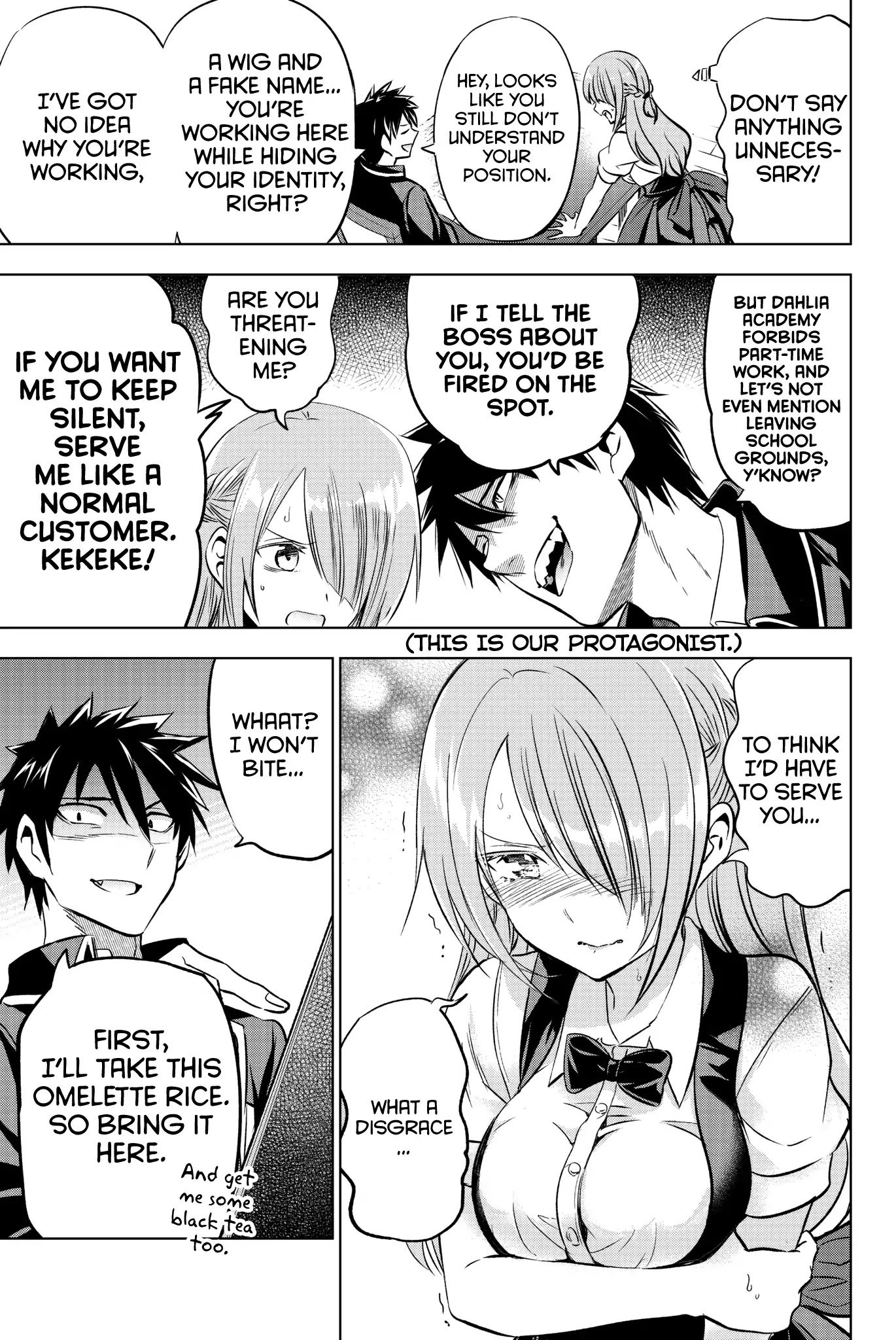Kishuku Gakkou no Juliet Chapter 64 page 14 - Chapter 64: Romio, Princess Char, and Coffee I