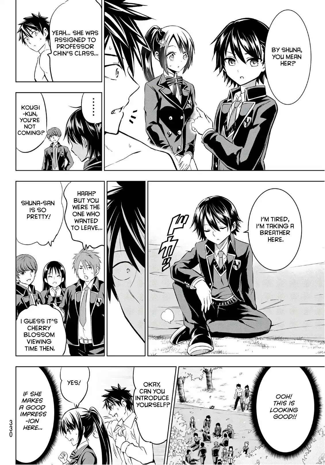 Kishuku Gakkou no Juliet Chapter 71 page 14 - Chapter 71: Romio and the Freshmen II