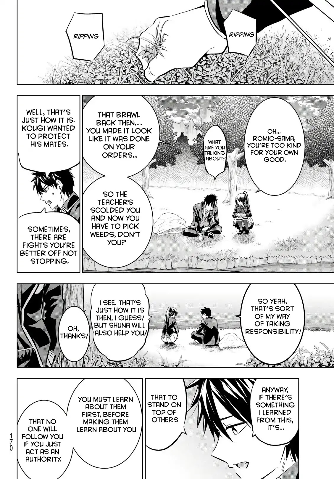 Kishuku Gakkou no Juliet Chapter 72 page 18 - Chapter 72: Romio and the Freshmen III
