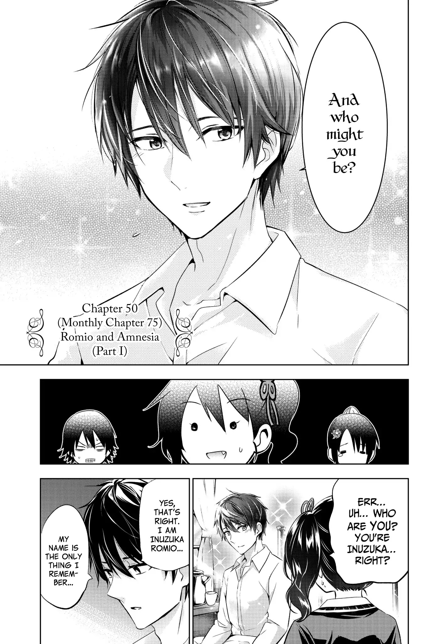 Kishuku Gakkou no Juliet Chapter 75 page 5 - Chapter 75: Romio and Amnesia (Part I)