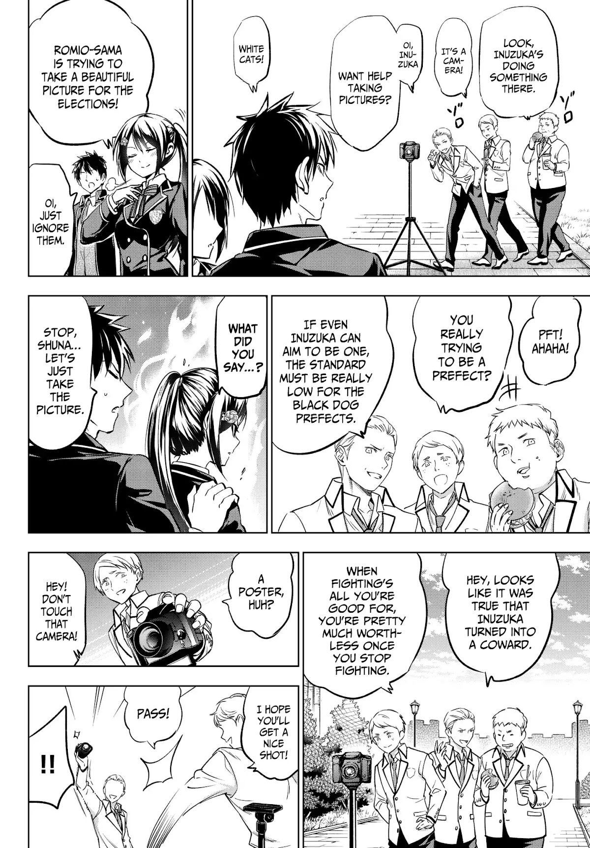 Kishuku Gakkou no Juliet Chapter 79 page 10 - Chapter 79: Romio, Shuna and the Election Poster