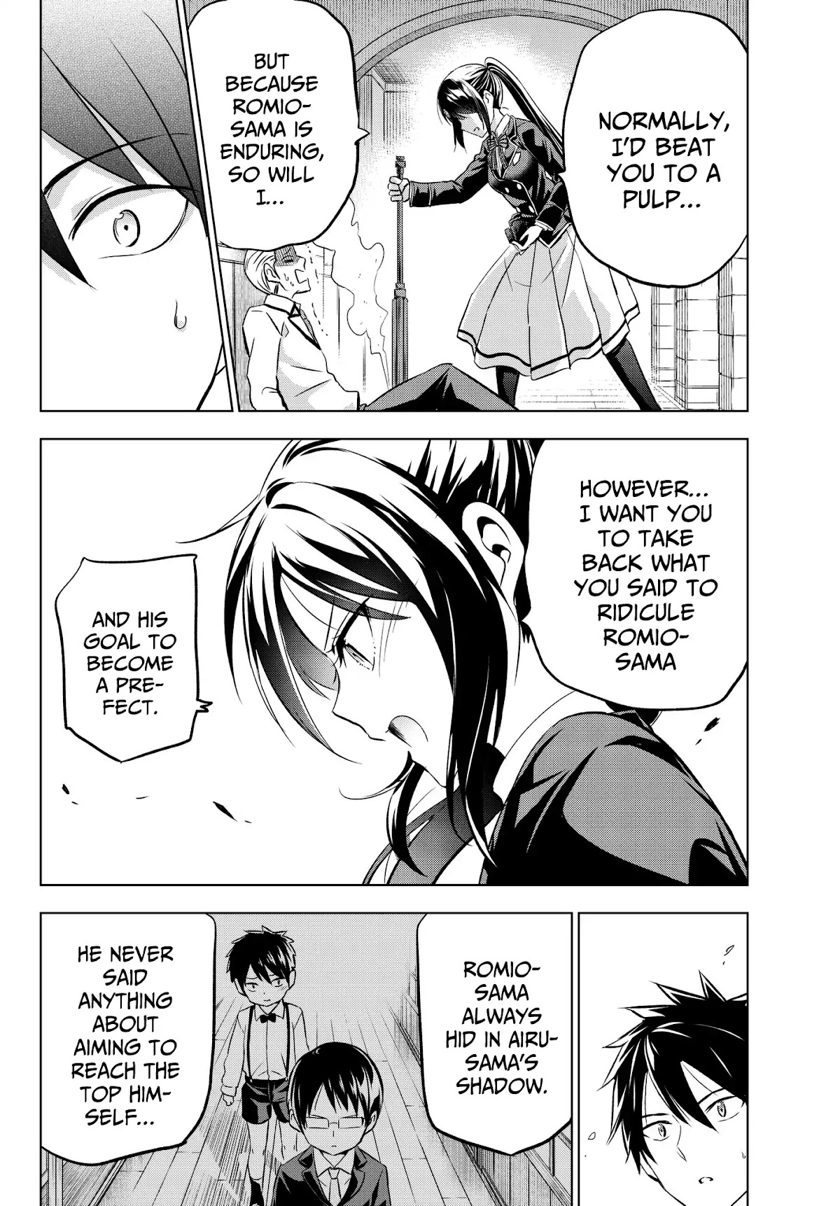 Kishuku Gakkou no Juliet Chapter 79 page 16 - Chapter 79: Romio, Shuna and the Election Poster