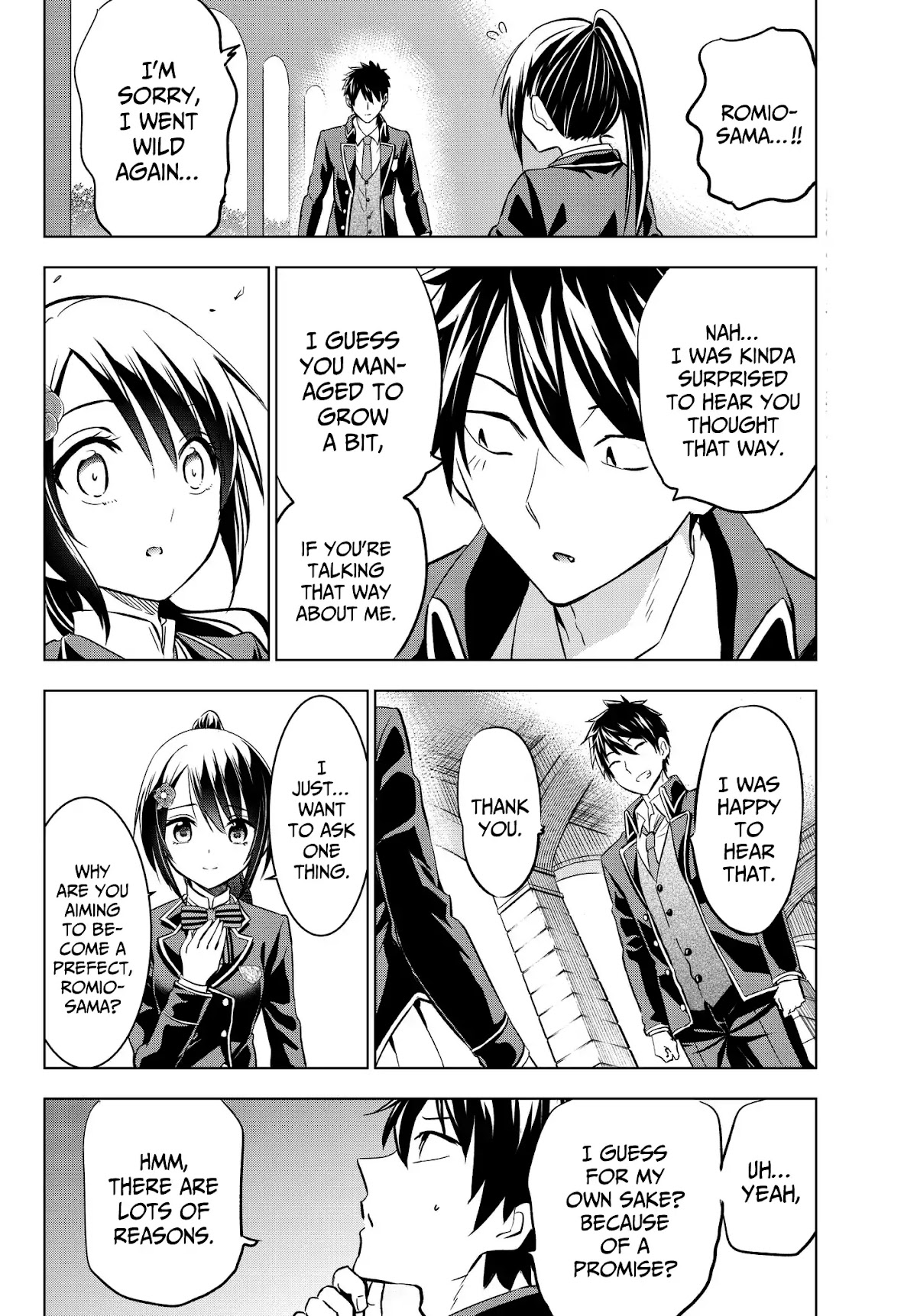 Kishuku Gakkou no Juliet Chapter 79 page 18 - Chapter 79: Romio, Shuna and the Election Poster