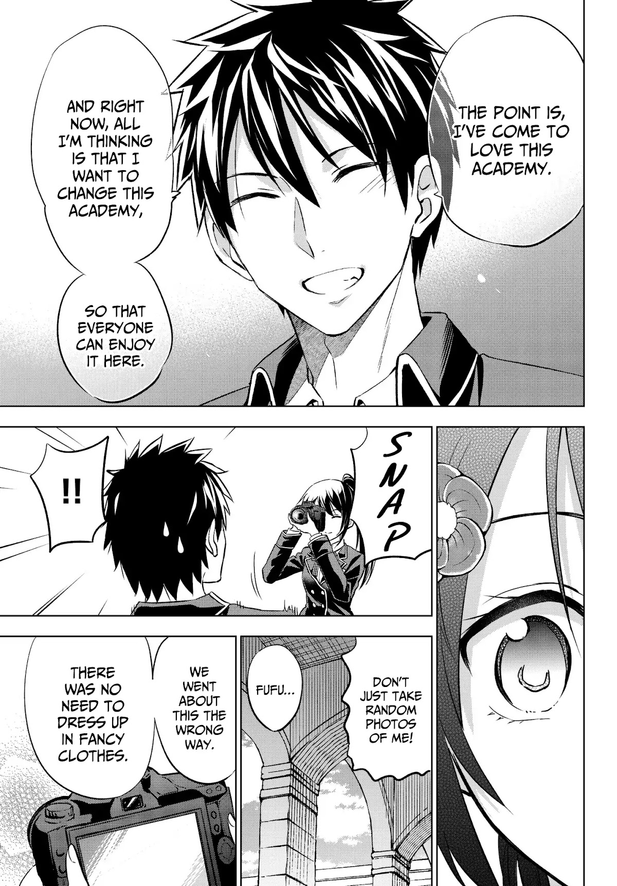 Kishuku Gakkou no Juliet Chapter 79 page 19 - Chapter 79: Romio, Shuna and the Election Poster