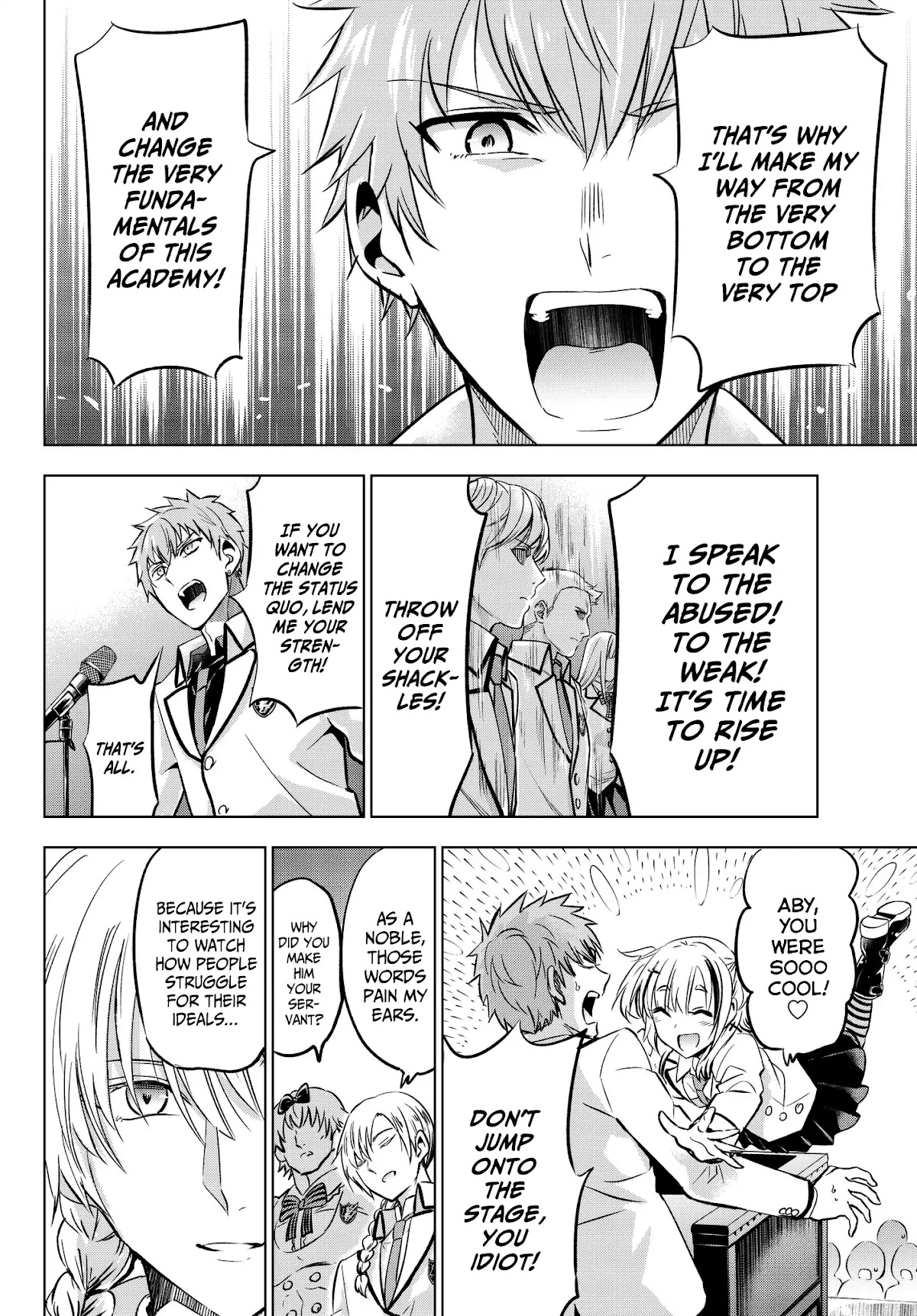 Kishuku Gakkou no Juliet Chapter 80 page 18 - Chapter 80: Romio and the Student Election Assembly (Part I)