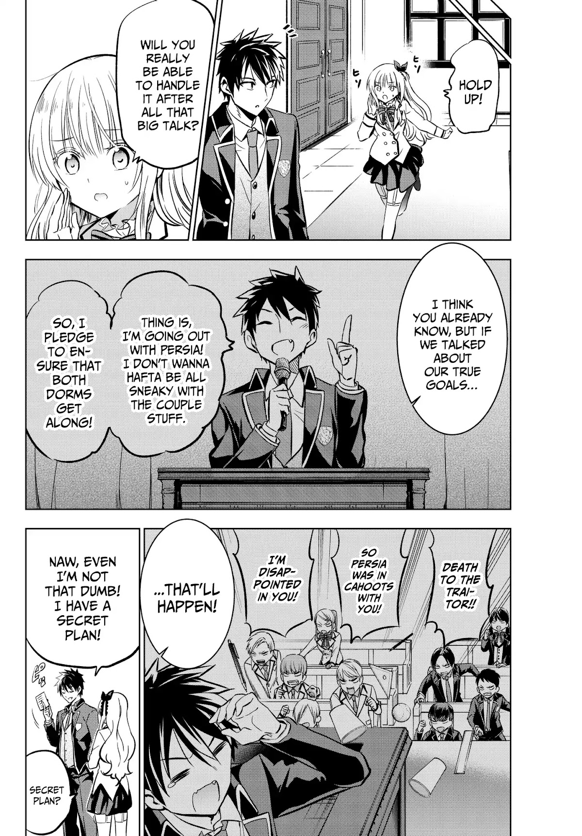 Kishuku Gakkou no Juliet Chapter 80 page 6 - Chapter 80: Romio and the Student Election Assembly (Part I)