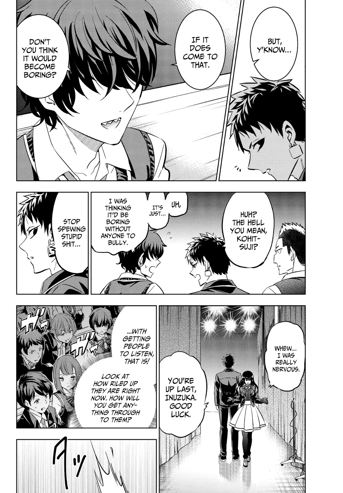Kishuku Gakkou no Juliet Chapter 81 page 12 - Chapter 81: Romio and the Student Election Assembly (Part II)