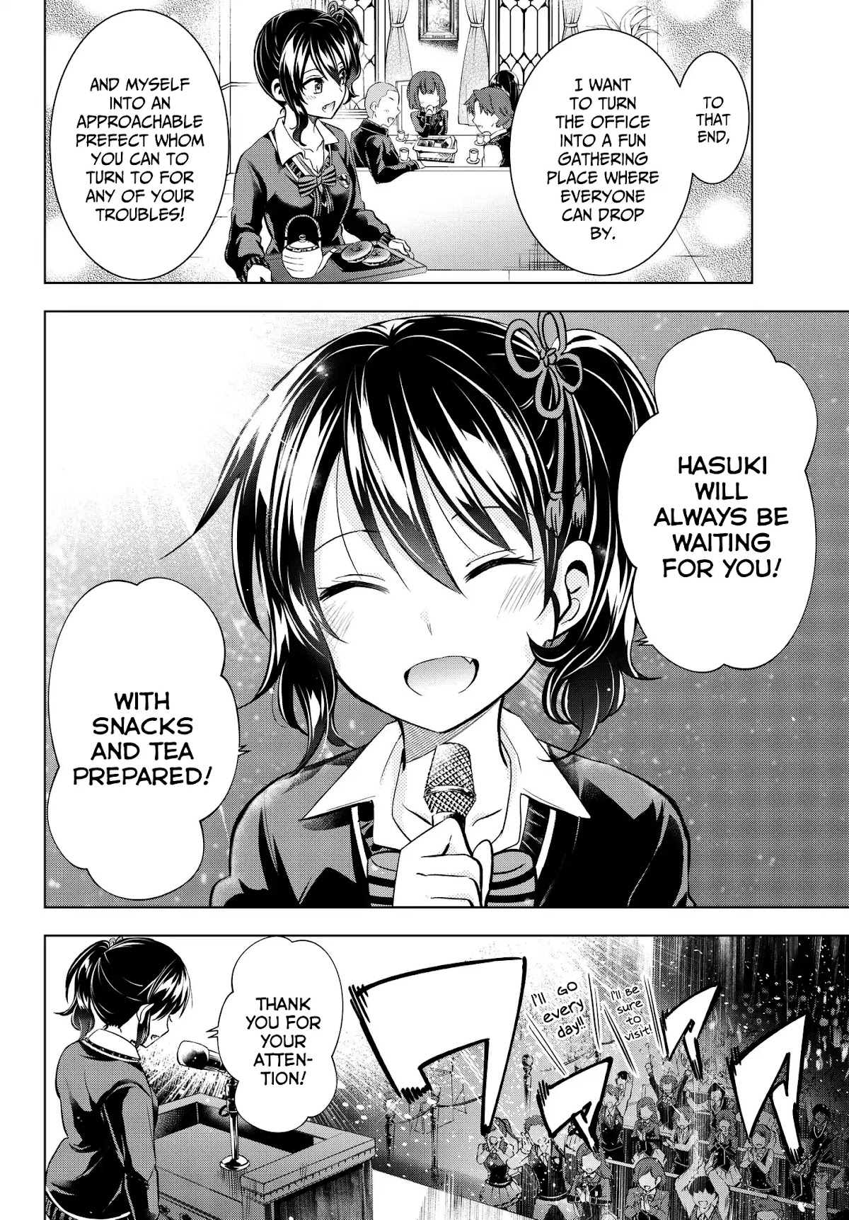 Kishuku Gakkou no Juliet Chapter 81 page 4 - Chapter 81: Romio and the Student Election Assembly (Part II)