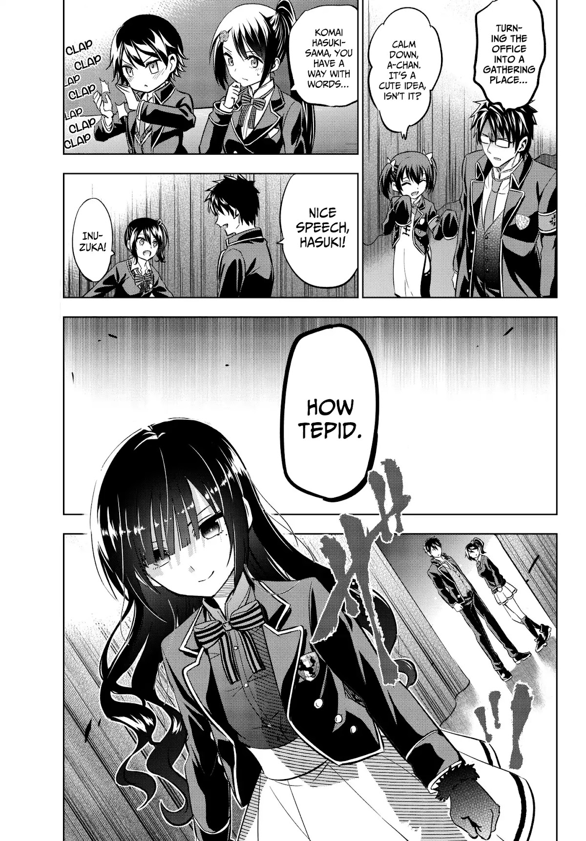 Kishuku Gakkou no Juliet Chapter 81 page 5 - Chapter 81: Romio and the Student Election Assembly (Part II)
