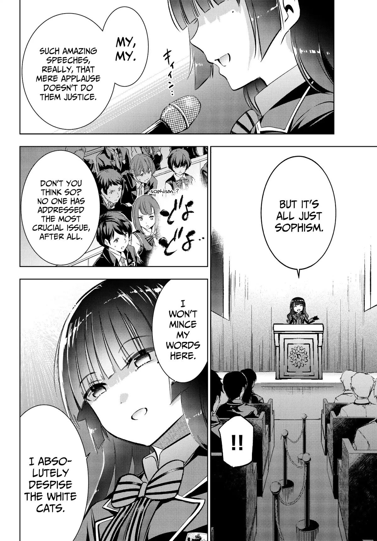 Kishuku Gakkou no Juliet Chapter 81 page 6 - Chapter 81: Romio and the Student Election Assembly (Part II)