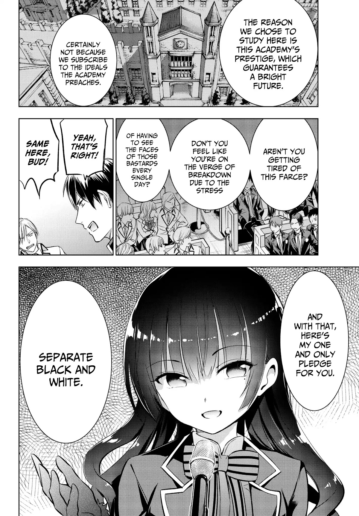 Kishuku Gakkou no Juliet Chapter 81 page 8 - Chapter 81: Romio and the Student Election Assembly (Part II)