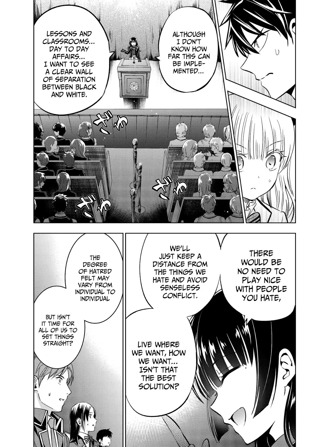 Kishuku Gakkou no Juliet Chapter 81 page 9 - Chapter 81: Romio and the Student Election Assembly (Part II)