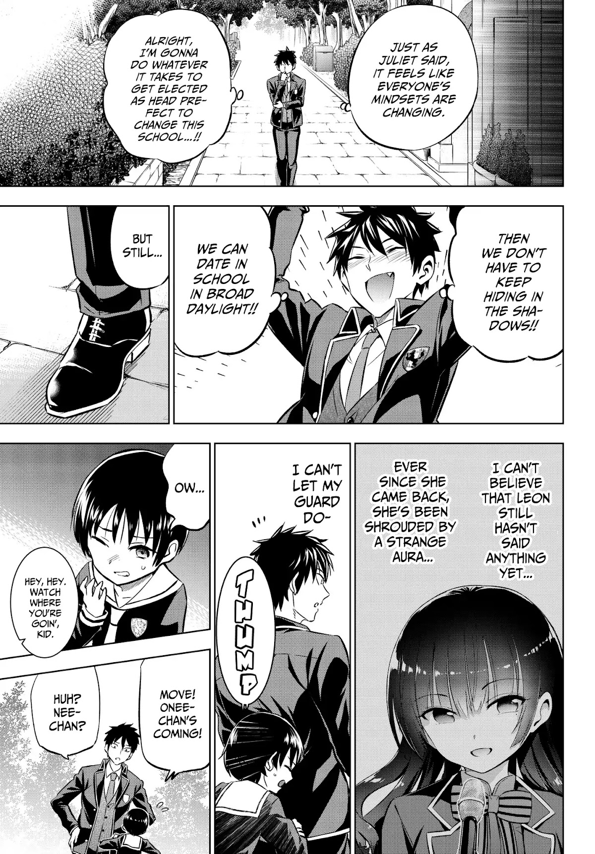 Kishuku Gakkou no Juliet Chapter 82 page 7 - Chapter 82: Romio, Leon and the Secret (Part I)