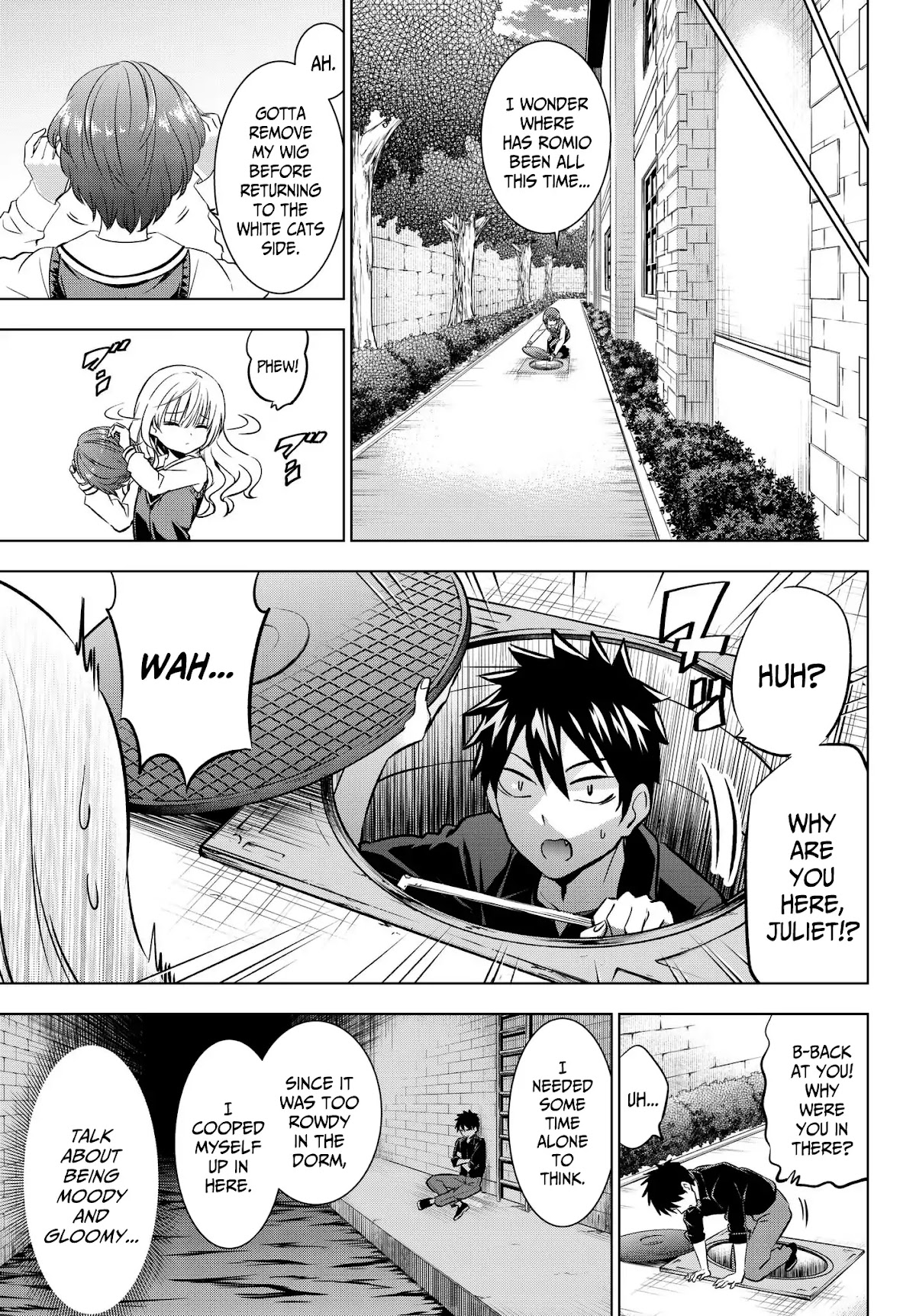 Kishuku Gakkou no Juliet Chapter 84 page 15 - Chapter 84: Julio and the Black Dog House