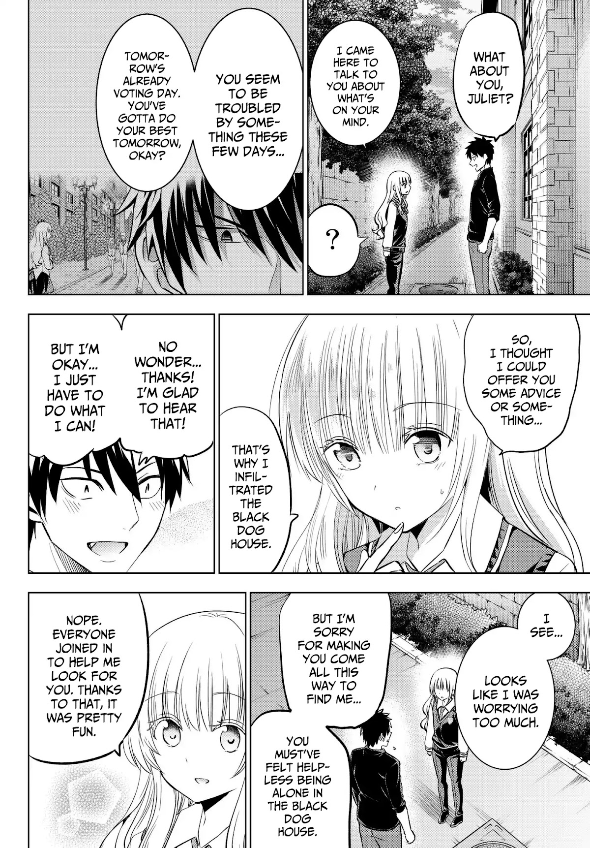 Kishuku Gakkou no Juliet Chapter 84 page 16 - Chapter 84: Julio and the Black Dog House