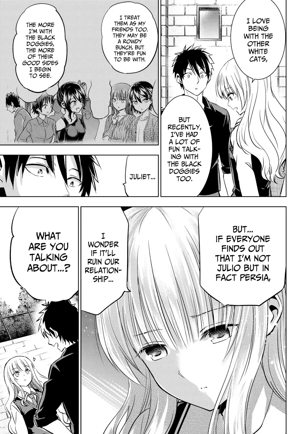 Kishuku Gakkou no Juliet Chapter 84 page 17 - Chapter 84: Julio and the Black Dog House