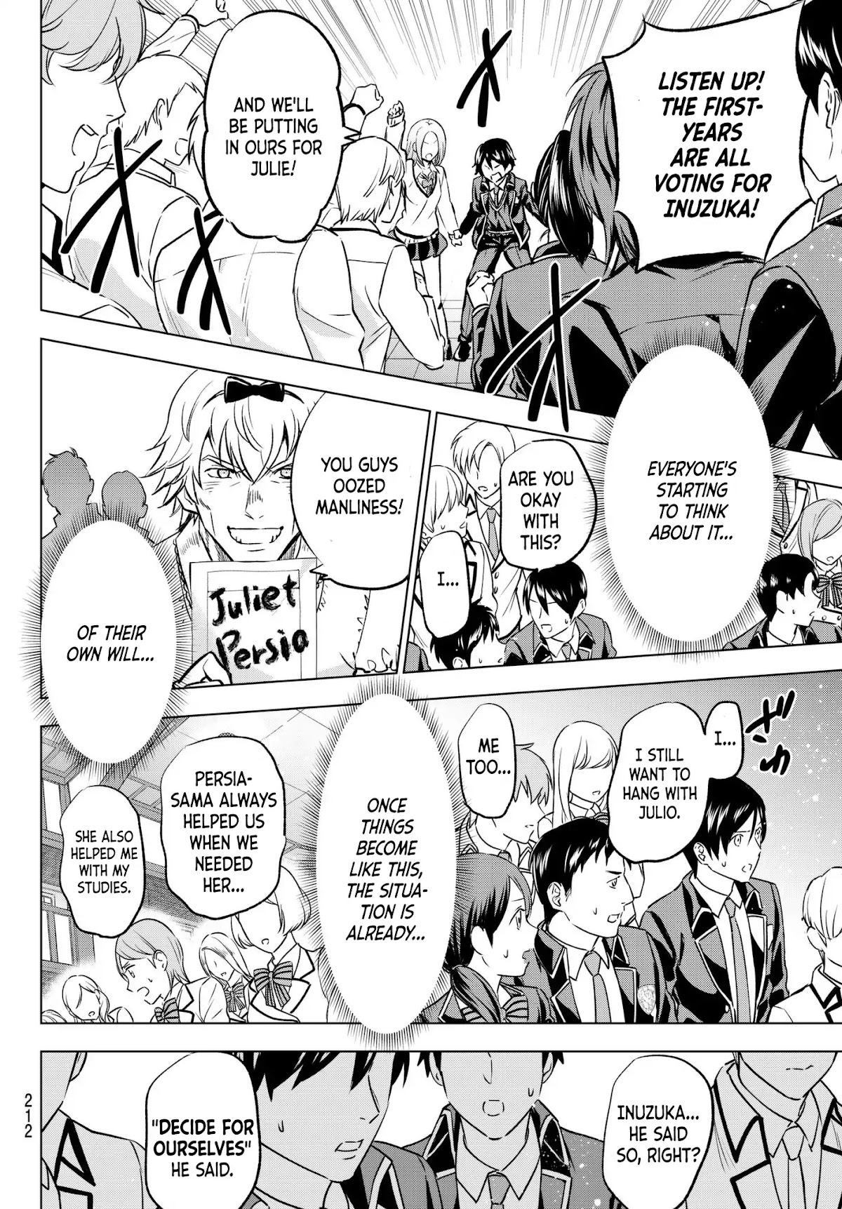 Kishuku Gakkou no Juliet Chapter 89 page 13 - Chapter 89: Romeo, Juliet and Elections V