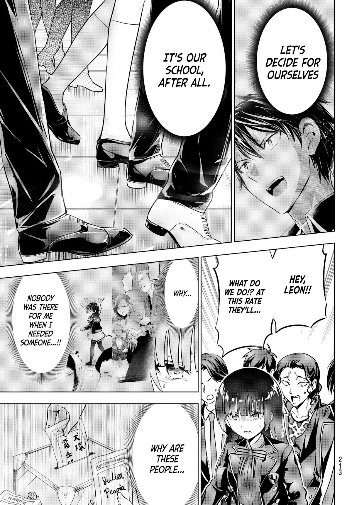 Kishuku Gakkou no Juliet Chapter 89 page 14 - Chapter 89: Romeo, Juliet and Elections V
