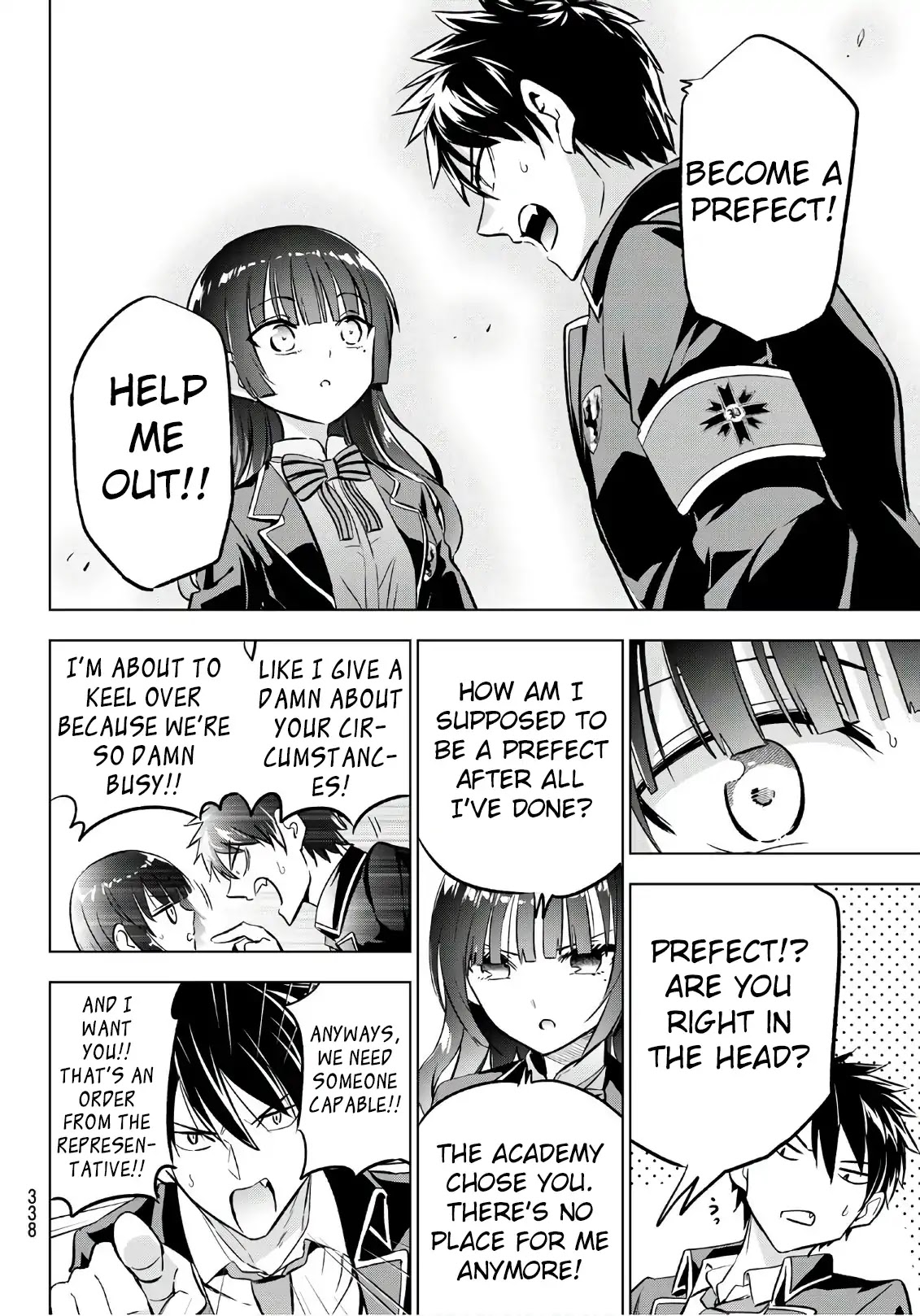 Kishuku Gakkou no Juliet Chapter 90 page 14 - Chapter 90: Romeo, Leon, and Prefects