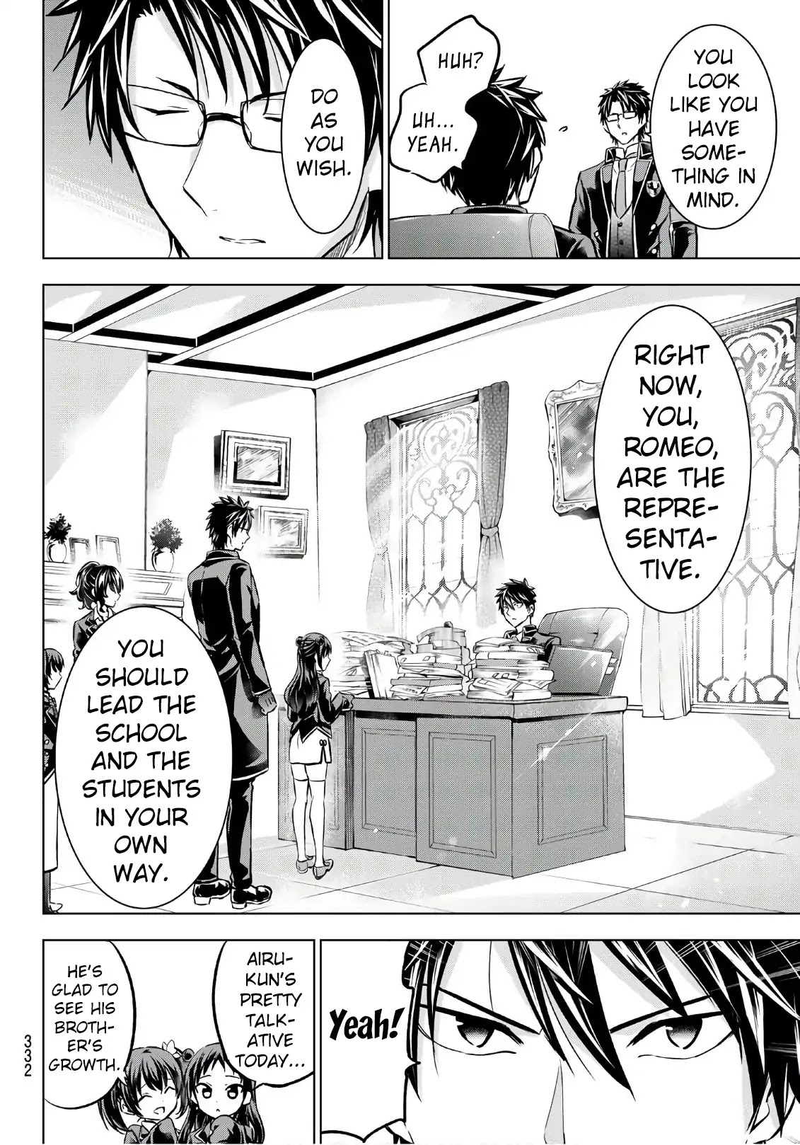 Kishuku Gakkou no Juliet Chapter 90 page 8 - Chapter 90: Romeo, Leon, and Prefects