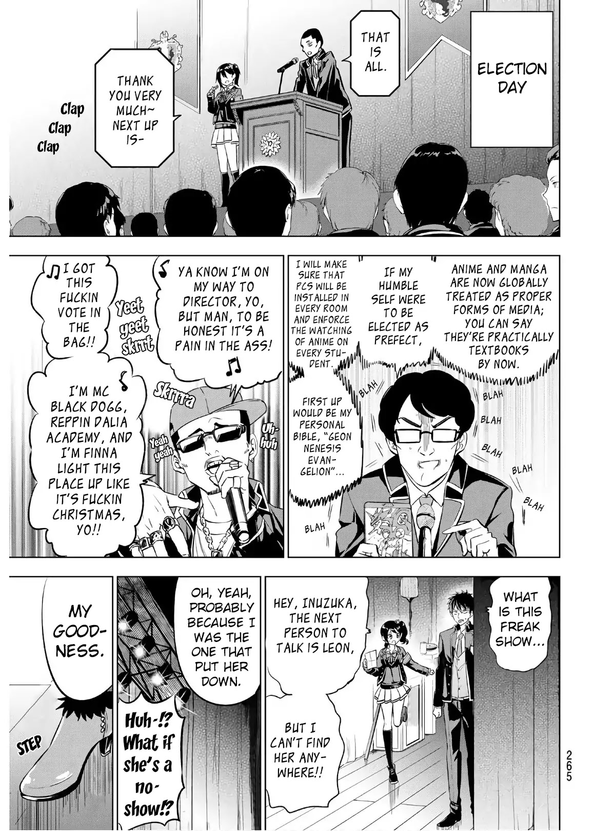 Kishuku Gakkou no Juliet Chapter 91 page 12 - Chapter 91: Romeo, Leon, and Prefects II