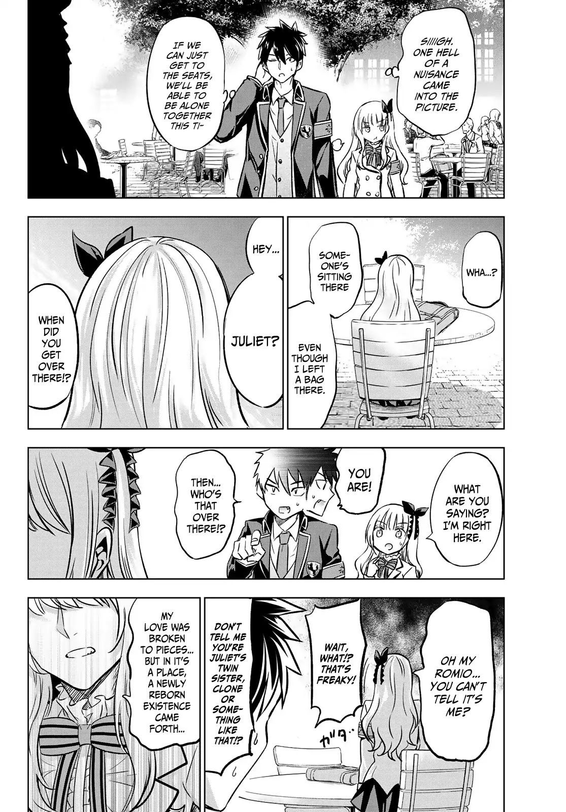 Kishuku Gakkou no Juliet Chapter 92 page 10 - Chapter 92: Romio, Juliet and the Lunch Date
