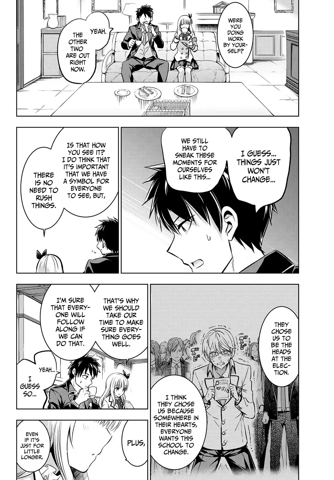 Kishuku Gakkou no Juliet Chapter 92 page 18 - Chapter 92: Romio, Juliet and the Lunch Date