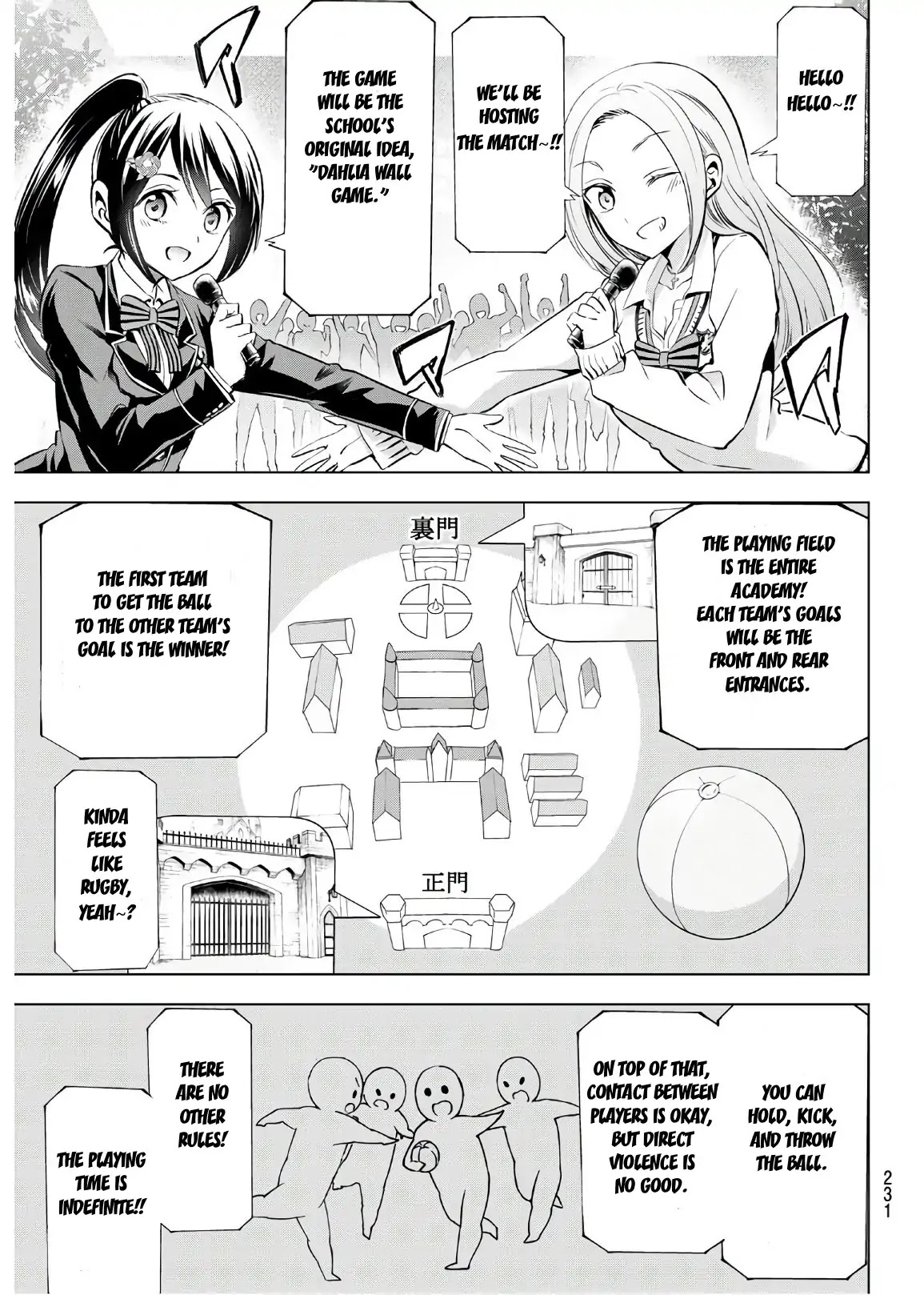 Kishuku Gakkou no Juliet Chapter 93 page 18 - Chapter 93: Romeo and the Exhibition Match