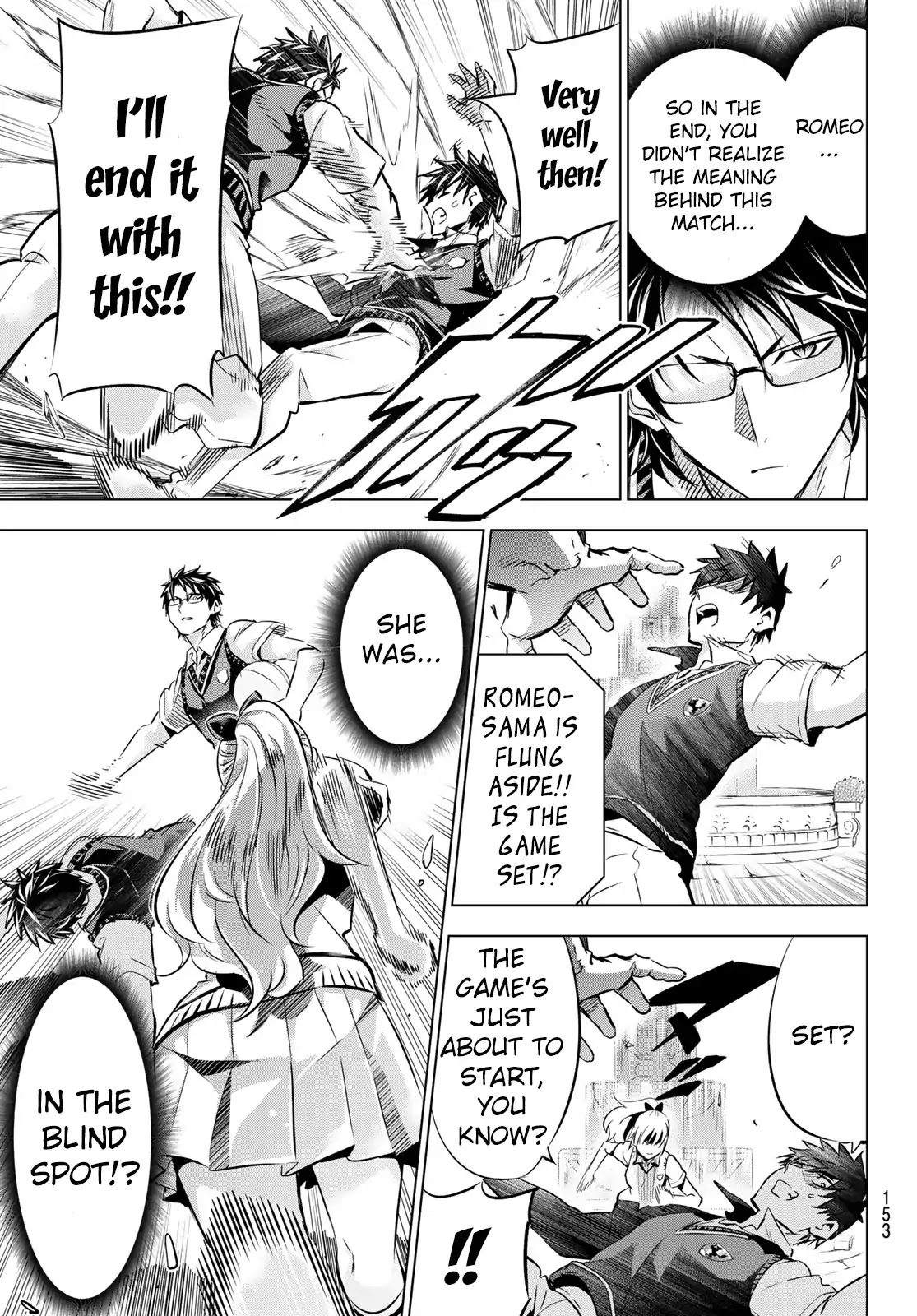 Kishuku Gakkou no Juliet Chapter 94 page 20 - Chapter 94: Romeo and the Exhibition Match II