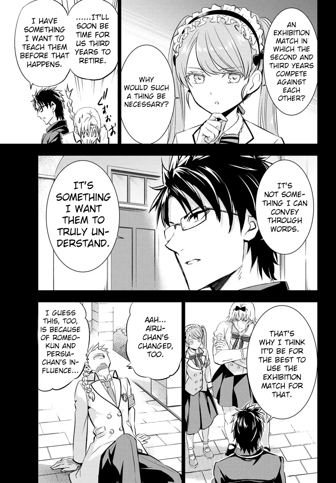 Kishuku Gakkou no Juliet Chapter 94 page 4 - Chapter 94: Romeo and the Exhibition Match II
