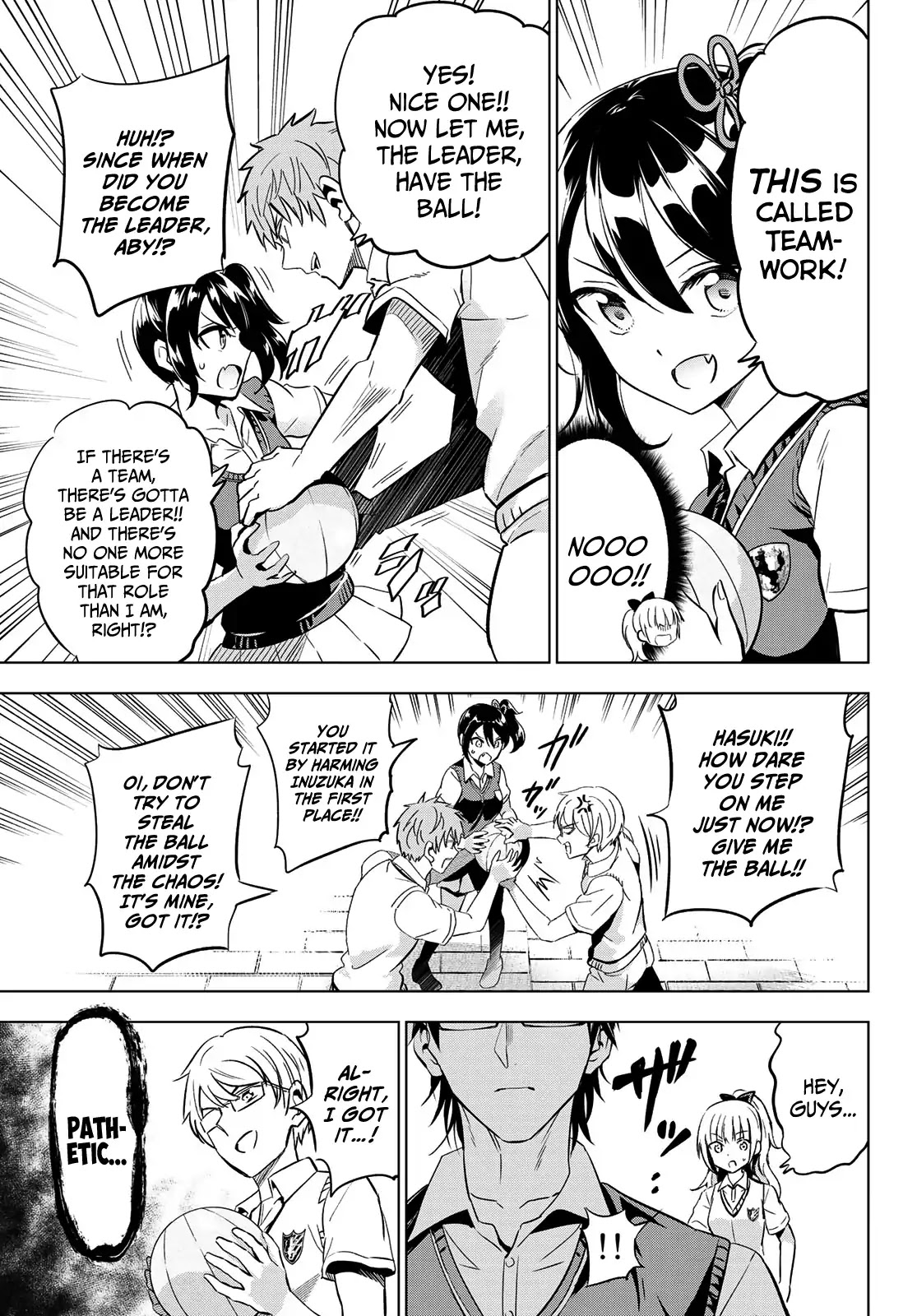 Kishuku Gakkou no Juliet Chapter 95 page 13 - Chapter 95: Romeo and the Exhibition Match III