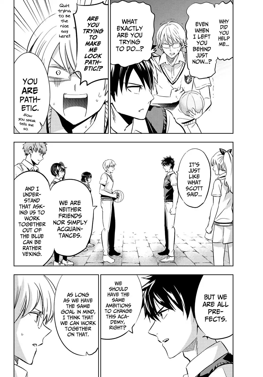 Kishuku Gakkou no Juliet Chapter 95 page 16 - Chapter 95: Romeo and the Exhibition Match III