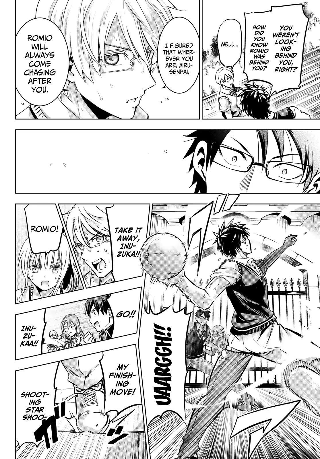 Kishuku Gakkou no Juliet Chapter 96 page 14 - Chapter 96: Romio and the Exhibition Match (Part IV)