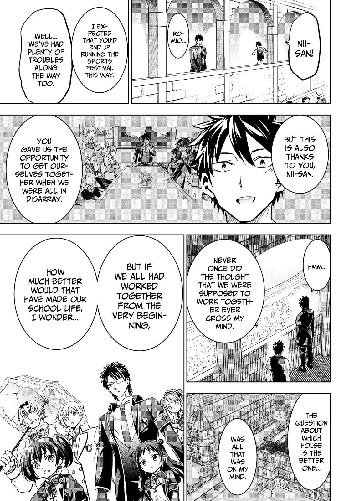 Kishuku Gakkou no Juliet Chapter 96 page 19 - Chapter 96: Romio and the Exhibition Match (Part IV)