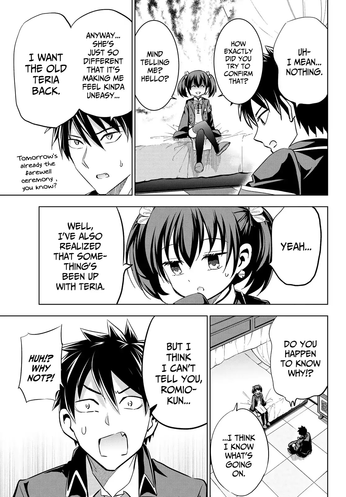 Kishuku Gakkou no Juliet Chapter 97 page 5 - Chapter 97: Romio, Teria and a Certain Conclusion