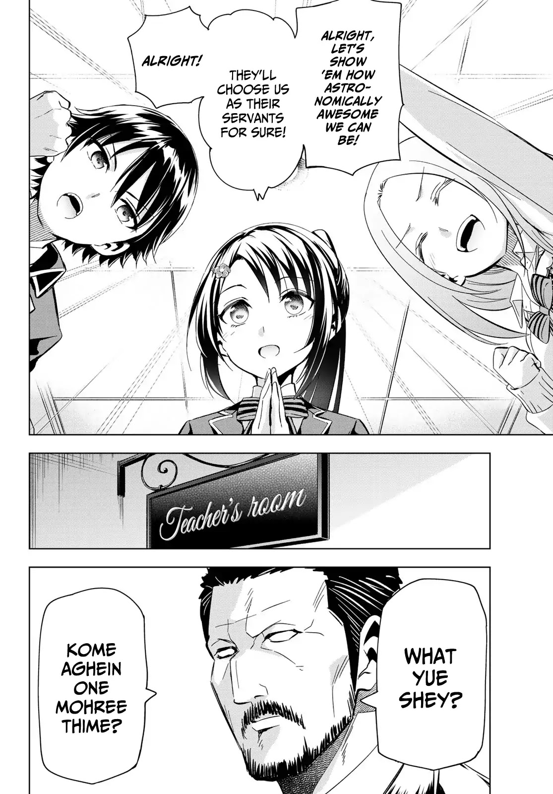 Kishuku Gakkou no Juliet Chapter 99 page 10 - Chapter 99: Romio and the Servant Wars