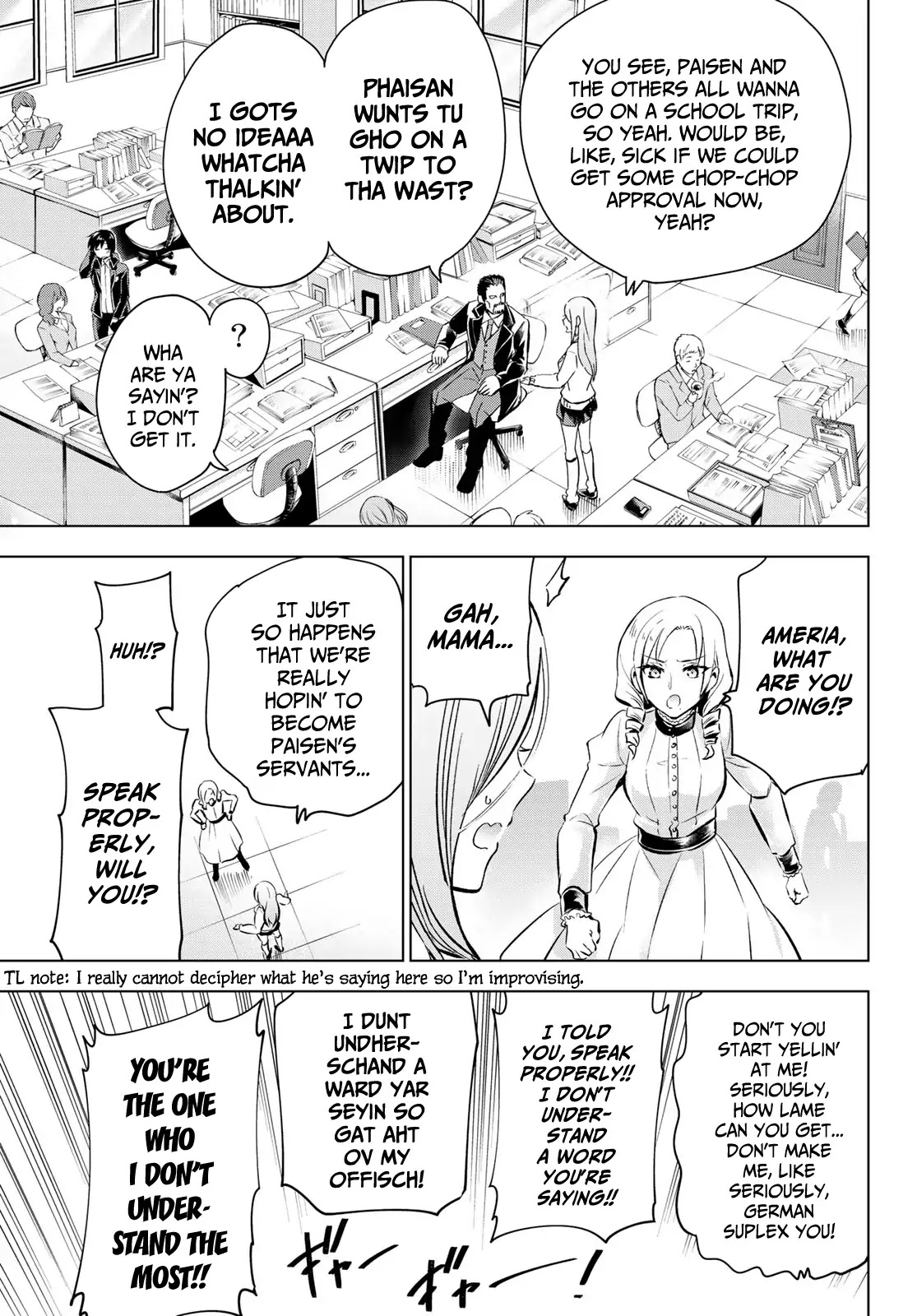 Kishuku Gakkou no Juliet Chapter 99 page 11 - Chapter 99: Romio and the Servant Wars