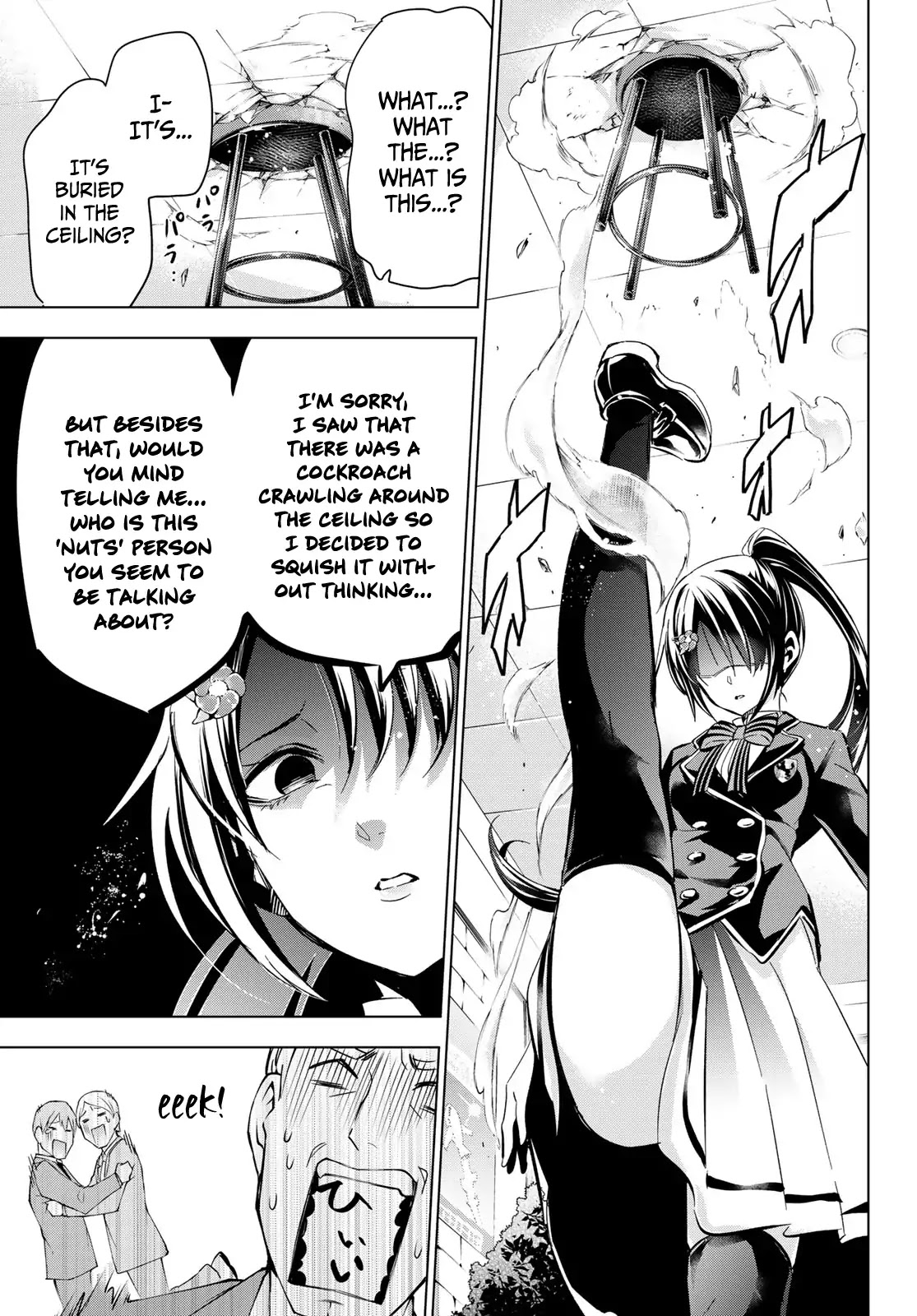 Kishuku Gakkou no Juliet Chapter 99 page 15 - Chapter 99: Romio and the Servant Wars