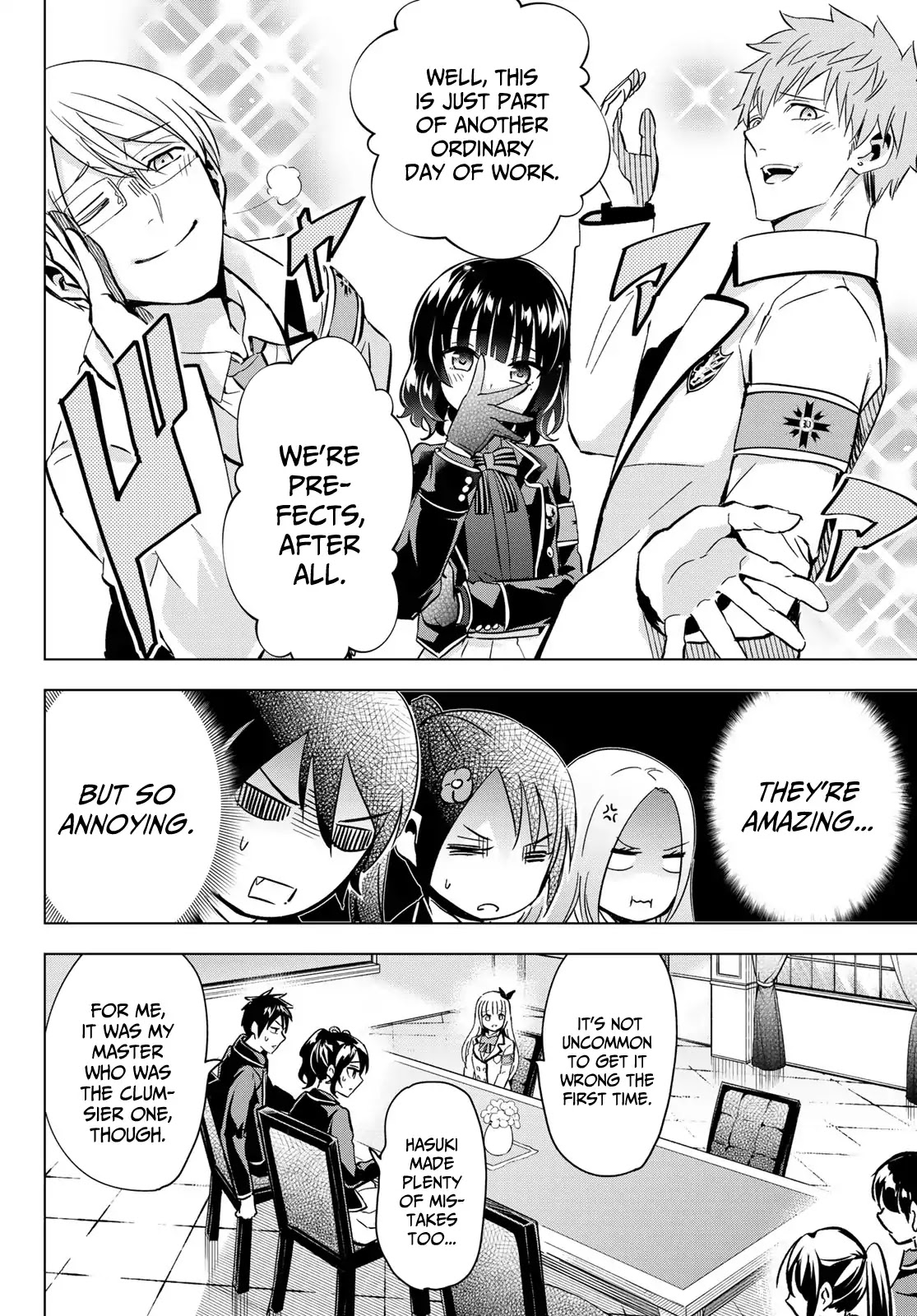 Kishuku Gakkou no Juliet Chapter 99 page 18 - Chapter 99: Romio and the Servant Wars