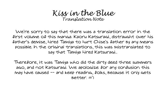 Kiss in the Blue Chapter 8 page 2 - Chapter 8