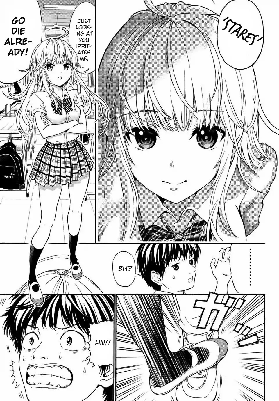 Kiss Me or I'll Die Chapter 1 page 12 - Chapter 1: Uenohara Rinko's Medical Report.