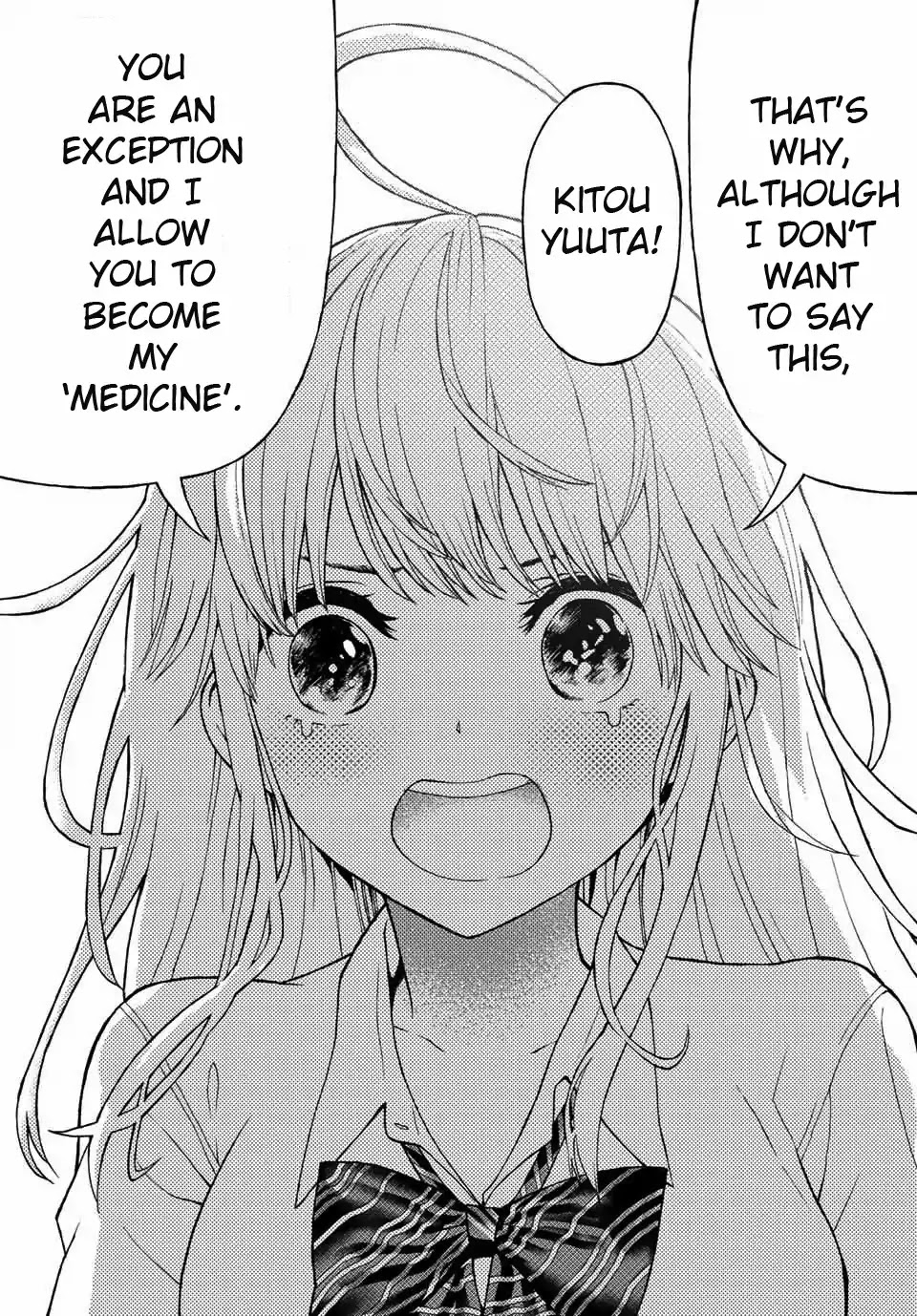 Kiss Me or I'll Die Chapter 1 page 34 - Chapter 1: Uenohara Rinko's Medical Report.