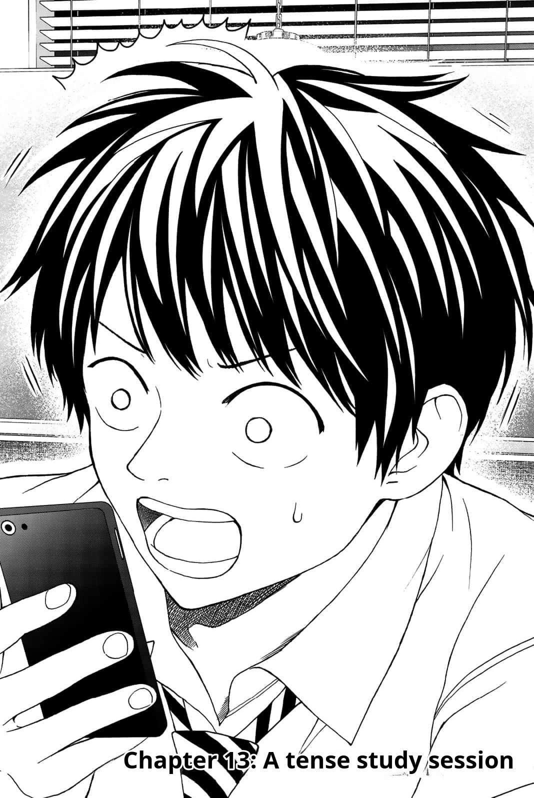 Kiss Me or I'll Die Chapter 13 page 1 - Chapter 13: A tense study session