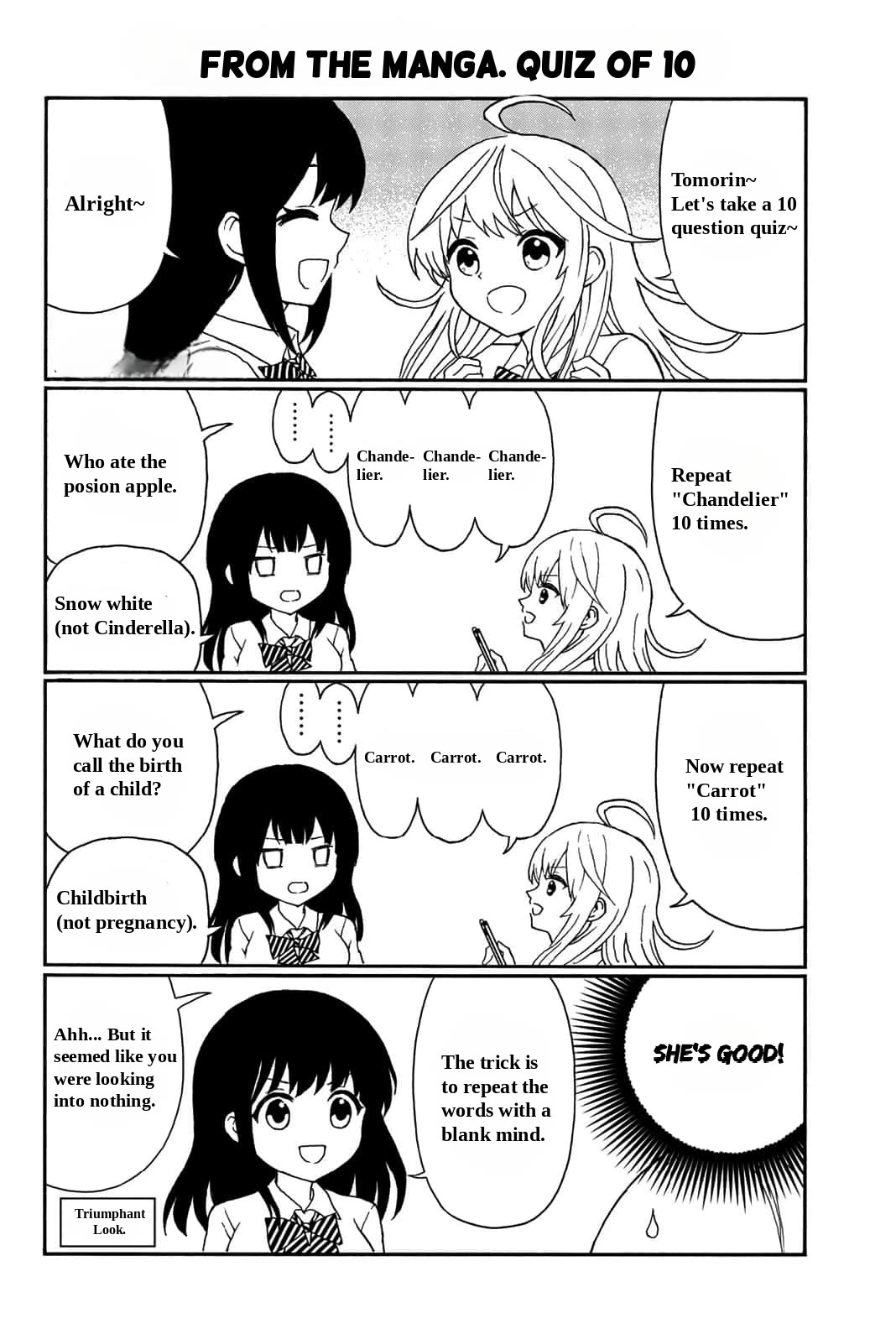 Kiss Me or I'll Die Chapter 18.5 page 1 - Chapter 18.5: Quiz of 10