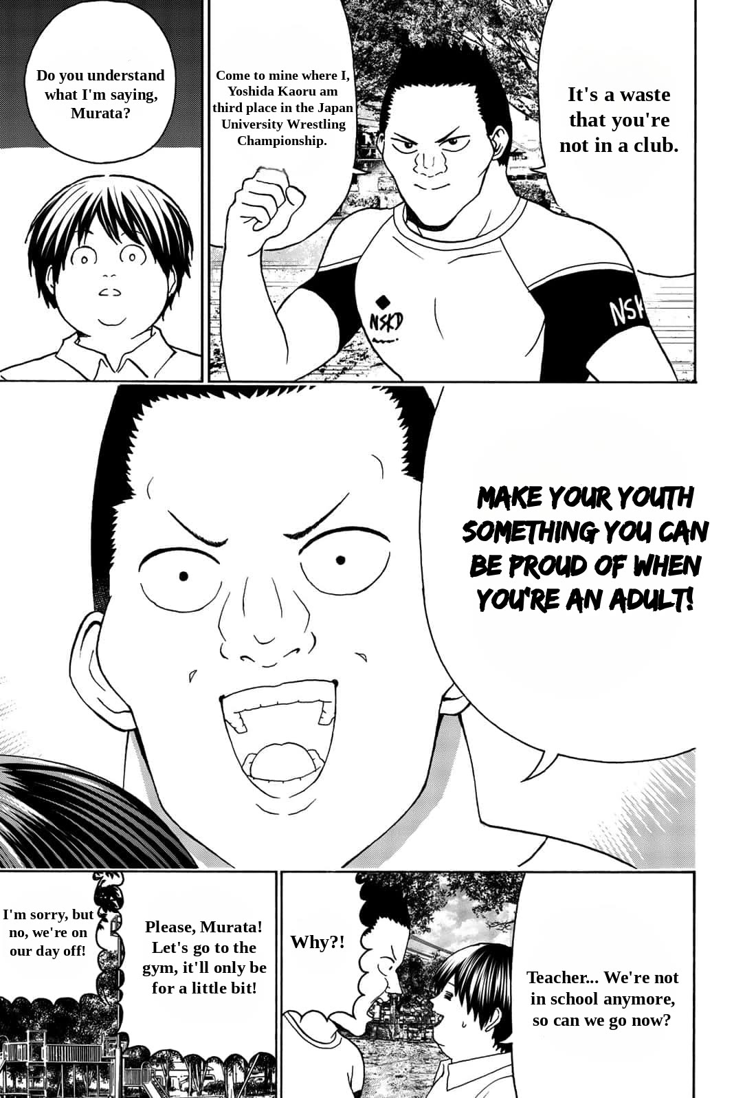 Kiss Me or I'll Die Chapter 21 page 5 - Chapter 21: The Physical Education Teacher, Yoshida Sensei