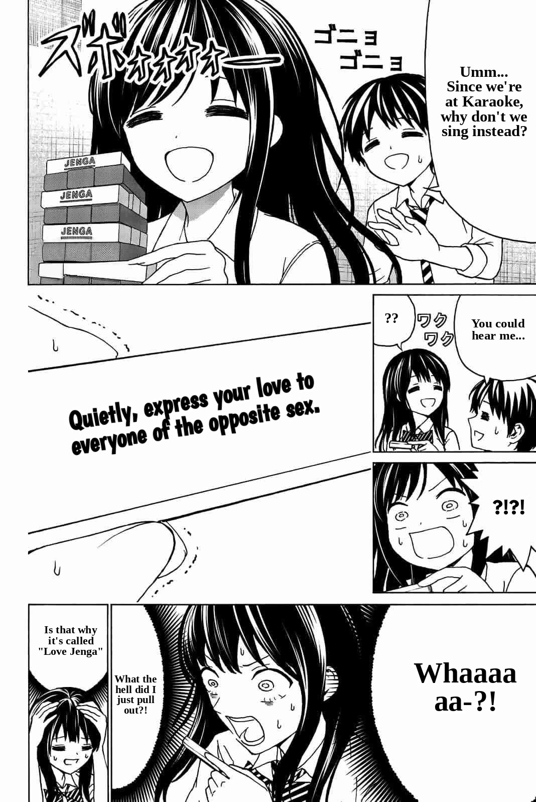 Kiss Me or I'll Die Chapter 30 page 3 - Chapter 30: Love Jenga Chaos
