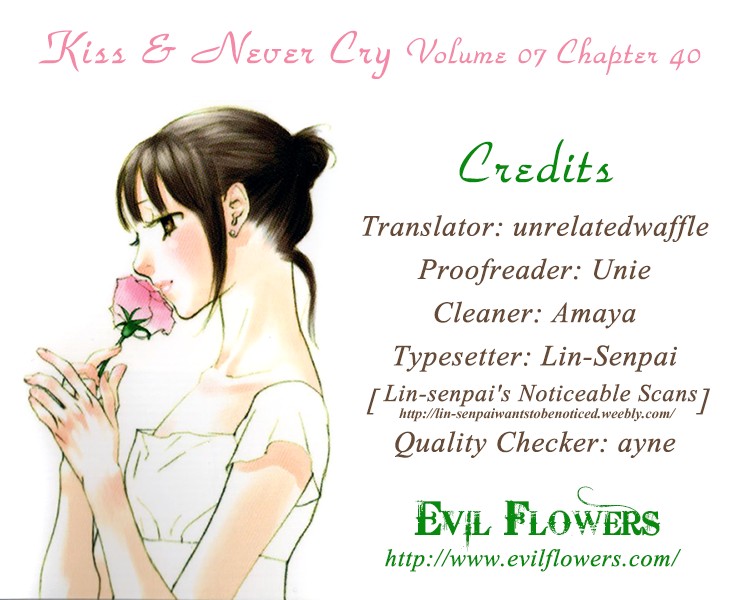 Kiss & Never Cry Chapter 40 page 1 - Chapter 40: Double Faced