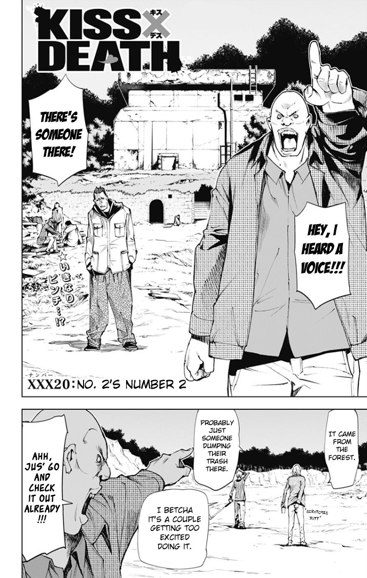 Kiss x Death Chapter 20 page 1 - Chapter 20 : No. 2's Number 2