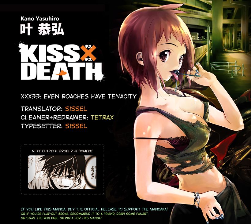 Kiss x Death Chapter 33 page 17 - Chapter 33 : Even Roaches Have Tenacity